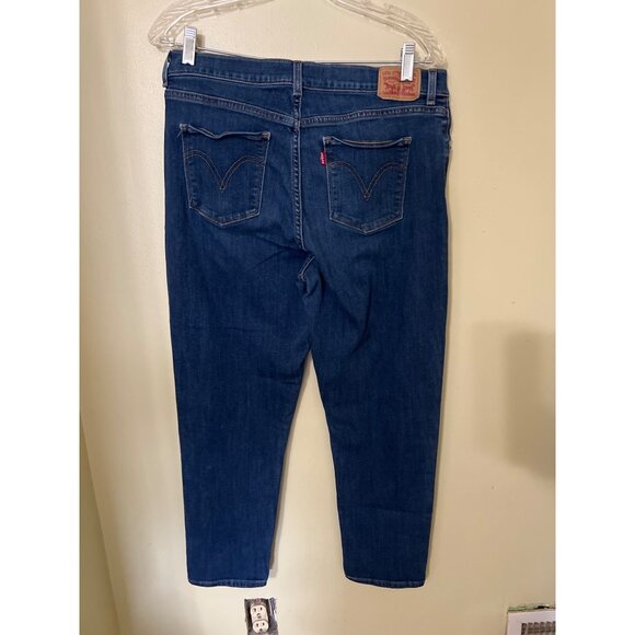 Levis Womens 512 Shaping Slim Fit Jeans Size 12 W 31 Medium Wash - Picture 7 of 12